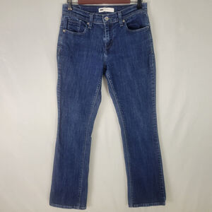 Levi's 515 Jeans Womens W29 x L27.5 Blue Mid Rise Bootcut Medium‎ Wash Denim
